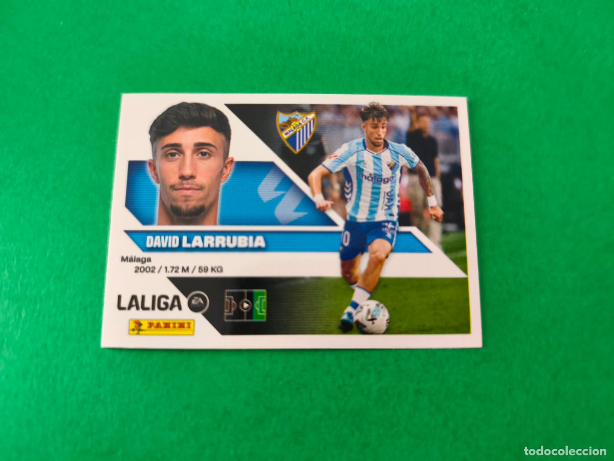 Cromos de f&uacute;tbol: CROMO FUTBOL LARRUBIA MALAGA C.F. SIN PEGAR N&ordm; 16 LIGA ESTE 2026-2027/26-27