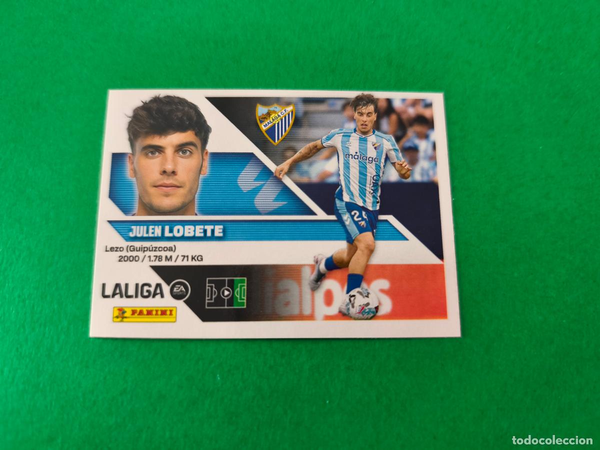 Cromos de f&uacute;tbol: CROMO FUTBOL LOBETE MALAGA C.F. SIN PEGAR N&ordm; 17 LIGA ESTE 2026-2027/26-27