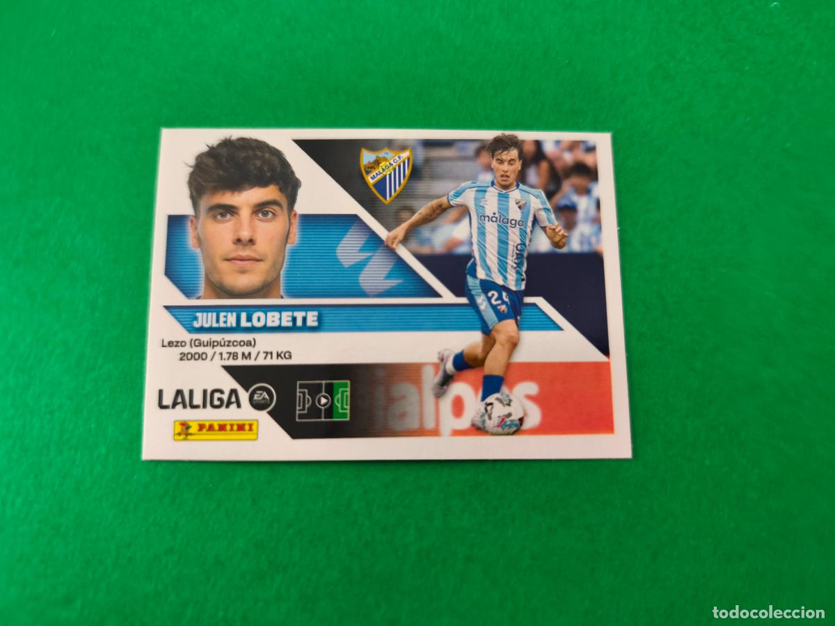 Cromos de f&uacute;tbol: CROMO FUTBOL LOBETE MALAGA C.F. SIN PEGAR N&ordm; 17 LIGA ESTE 2026-2027/26-27