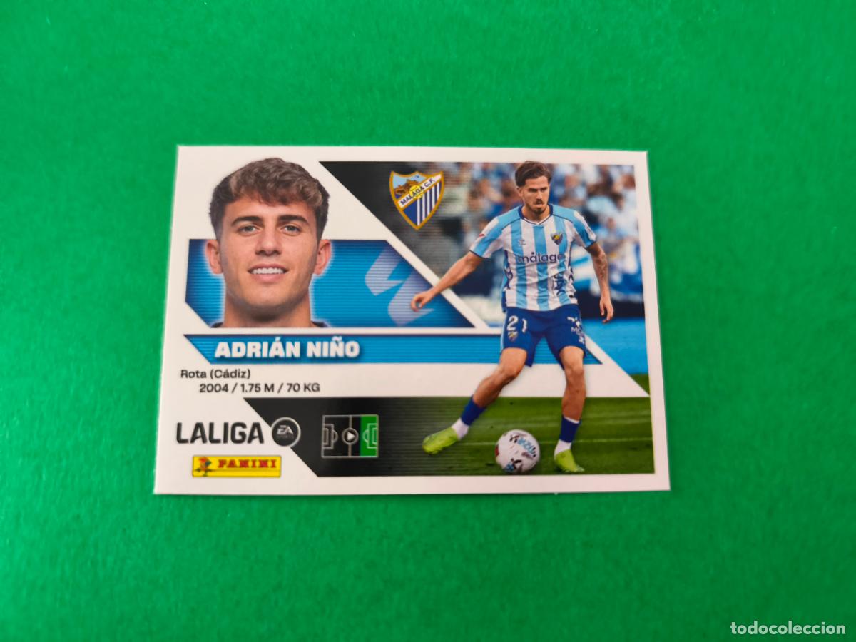 Cromos de f&uacute;tbol: CROMO FUTBOL ADRIAN NI&Ntilde;O MALAGA C.F. SIN PEGAR N&ordm; 18 LIGA ESTE 2026-2027/26-27