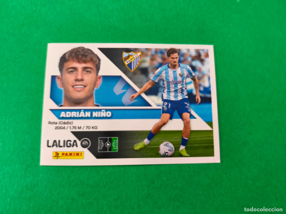Cromos de f&uacute;tbol: CROMO FUTBOL ADRIAN NI&Ntilde;O MALAGA C.F. SIN PEGAR N&ordm; 18 LIGA ESTE 2026-2027/26-27