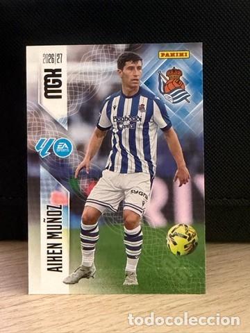 Cromos de f&uacute;tbol: 314 MegaCracks 2026 2027 Aihen Mu&ntilde;oz - Real Sociedad