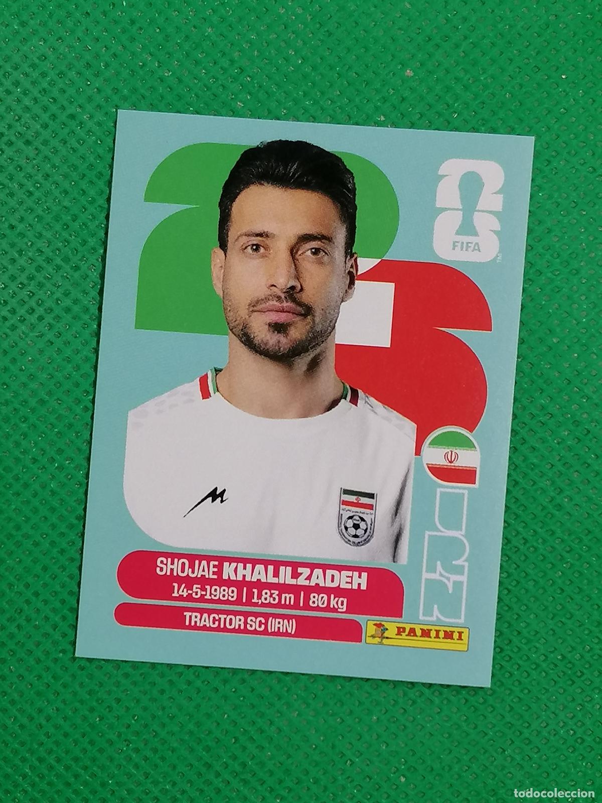 Fu&szlig;ball-Sticker: IRN 6 IRN6 SHOJAE KHALILZADEH IRAN ⚽ PANINI FIFA MUNDIAL WORLD CUP 26 2026 STICKER ⚽