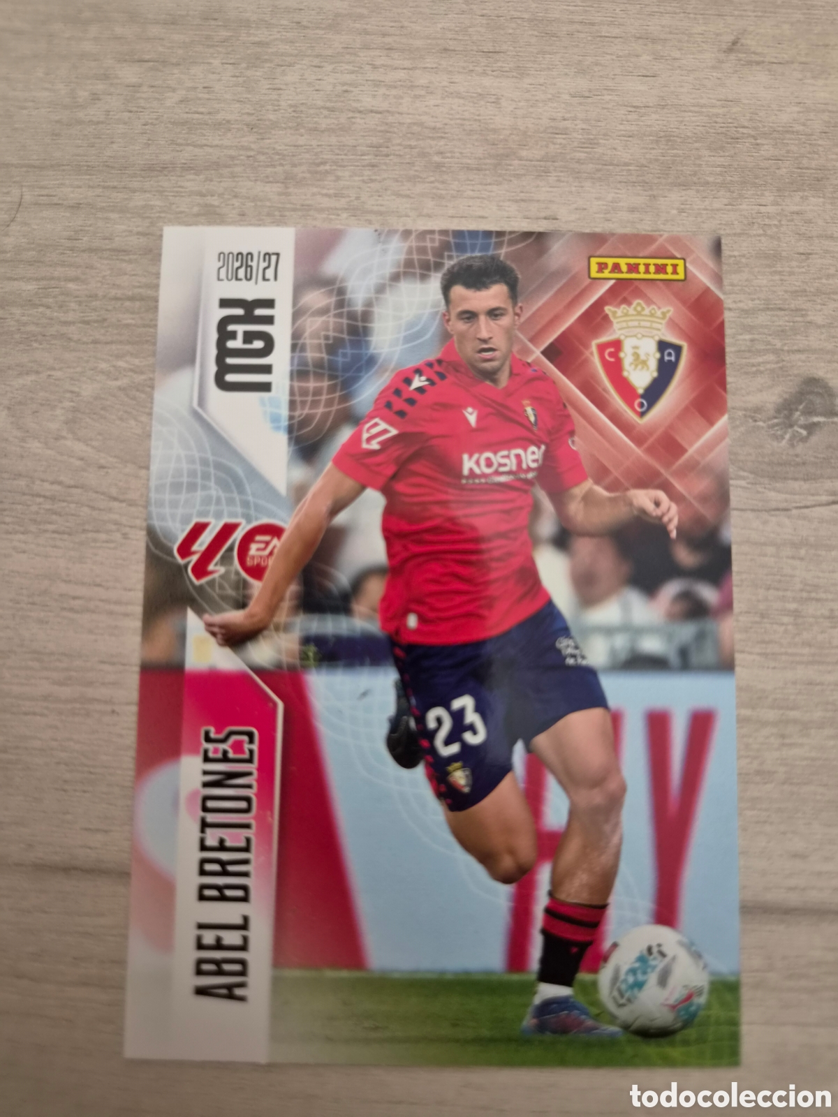 Cromos de f&uacute;tbol: N&deg;260 Osasuna Abel Bretones Megacracks 26/27