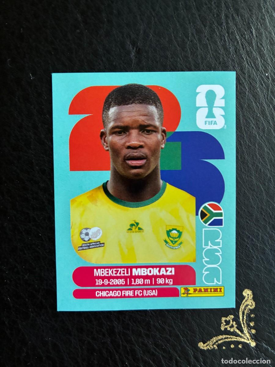 Cromos de f&uacute;tbol: RSA 6 MBEKEZELI MBOKAZ RSA6 SUDAFRICA SOUTH AFRICA FIFA WORLD CUP MUNDIAL 2026 26 PANINI