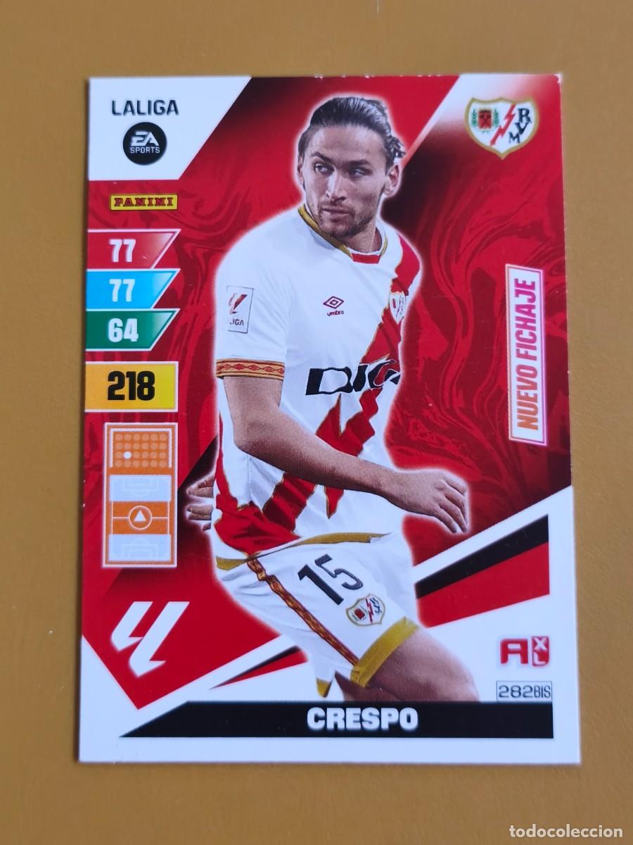 Cromos de f&uacute;tbol: crespo, 2023 24 nuevo fichaje