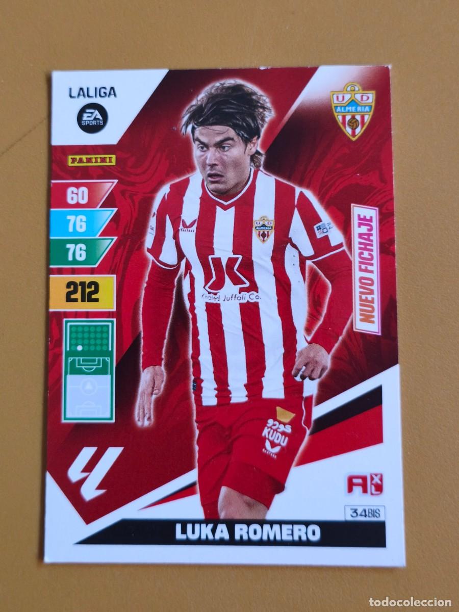 Cromos de f&uacute;tbol: luka romero, 2023 24 nuevo fichaje