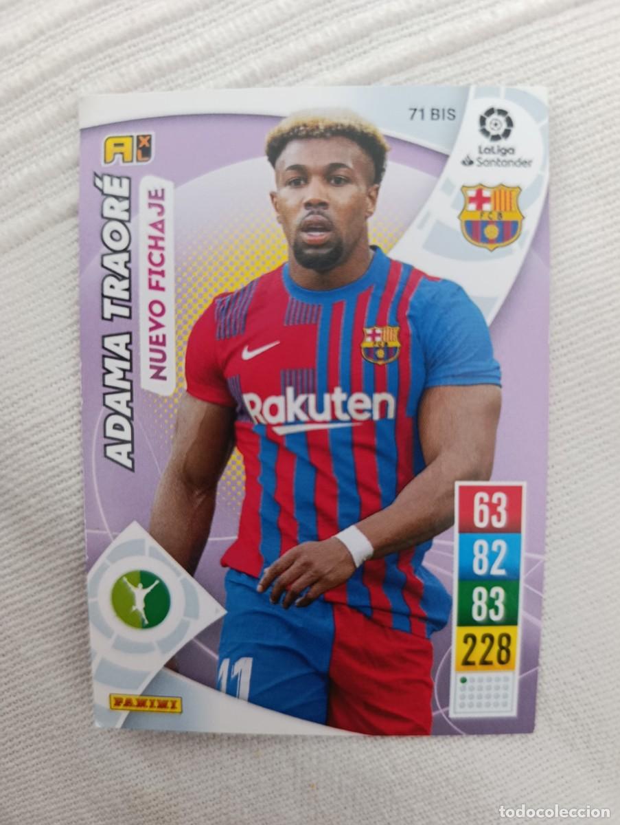 Cartes &agrave; collectionner de Football: Adama Traore 71bis. Adrenalyn XL 21/22.