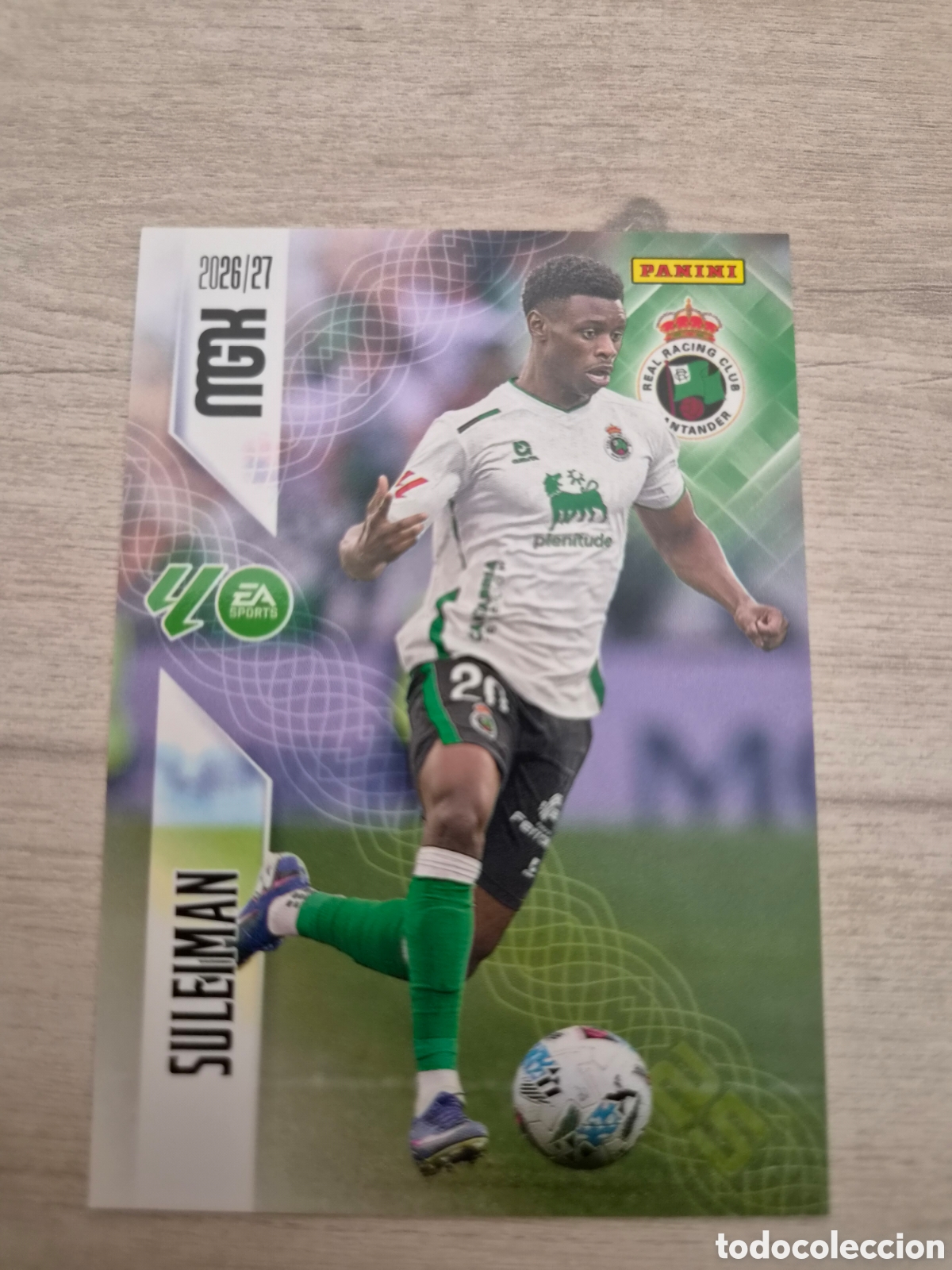 Cartes &agrave; collectionner de Football: N&deg;284 Racing de Santander Suleiman Megacracks 26/27