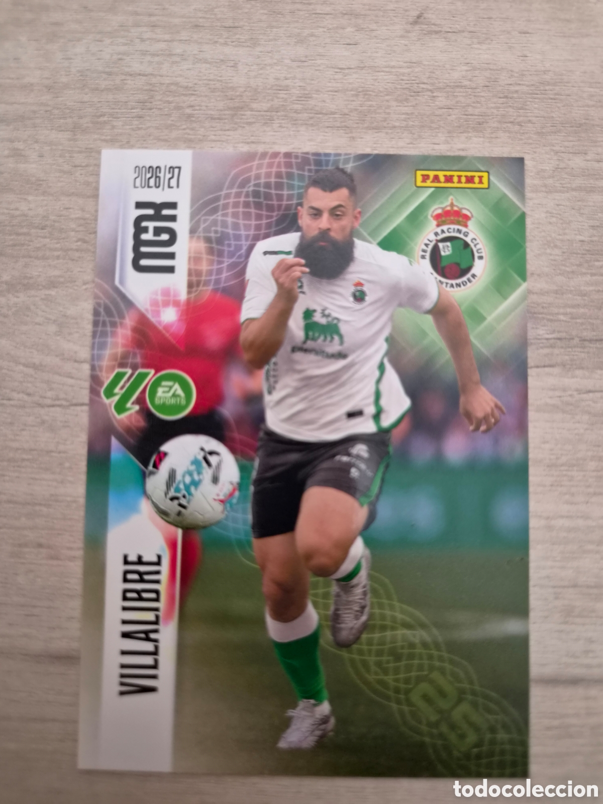 Cromos de f&uacute;tbol: N&deg;287 Racing de Santander Villalibre Megacracks 26/27