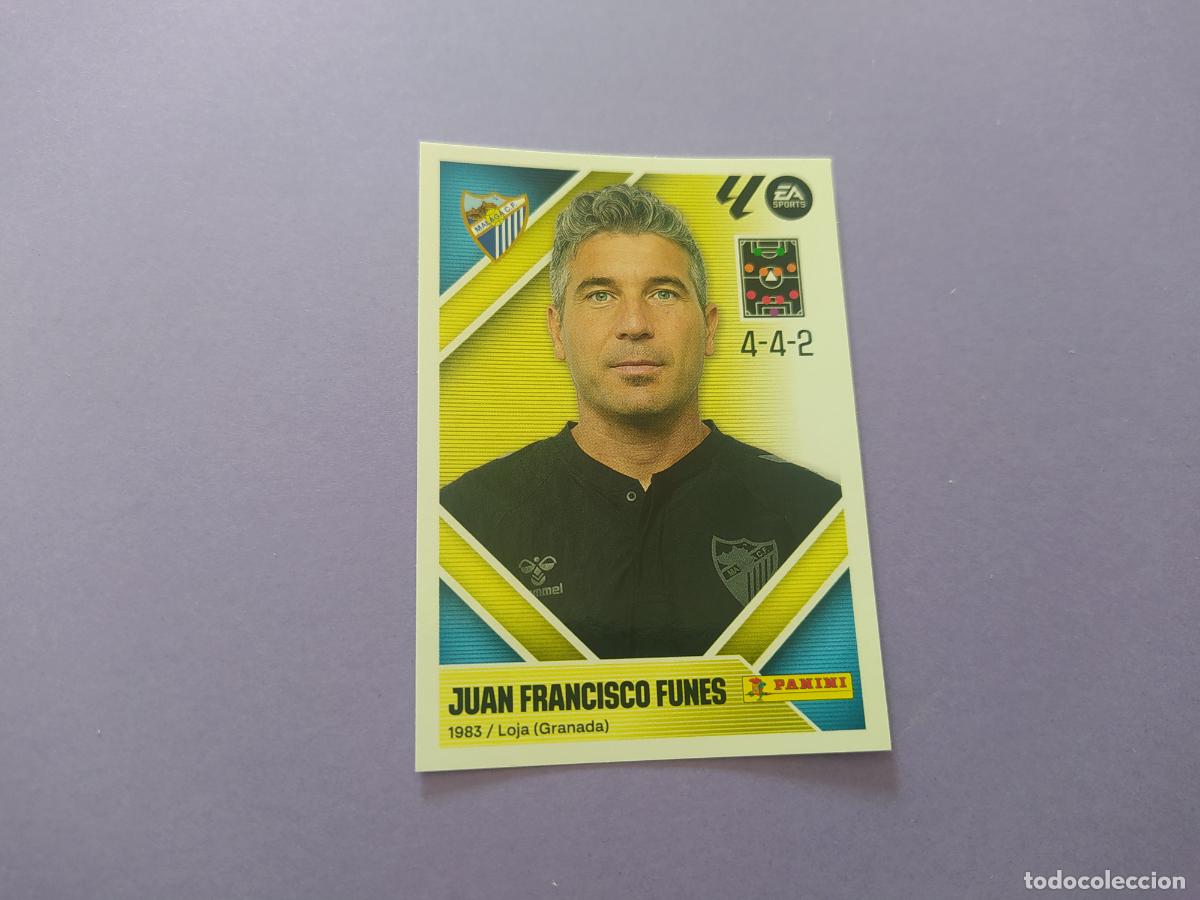 Cromos de f&uacute;tbol: LIGA ESTE 2026 2027 26 27 NUEVO - MALAGA N&ordm; 2 ENTRENADOR FUNES