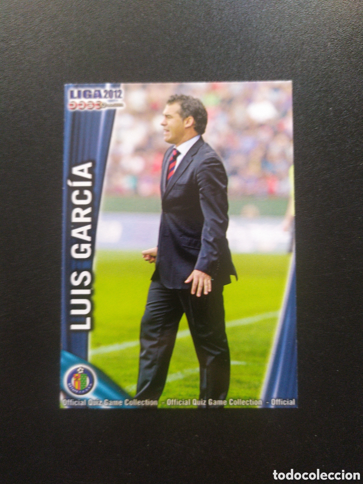 Cromos de Futebol: Mundicromo fichas Liga 2011 2012 11 12 Luis Garc&iacute;a n&deg; 408 Getafe