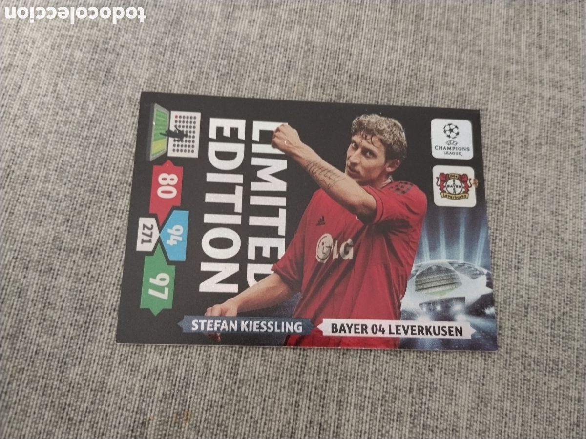 Cromos de Futebol: ADRENALYN CHAMPIONS LEAGUE ( A&Ntilde;O 2013 ) EDICION LIMITADA / LIMITED EDITION KIESSLING - BAYERN LEVERK
