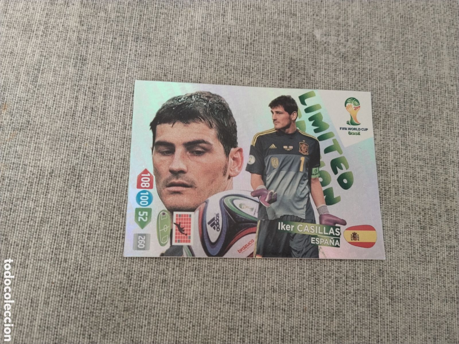 Cromos de Futebol: ADRENALYN WC BRASIL 2014 EDICION LIMITADA / LIMITED EDITION IKER CASILLAS - ESPA&Ntilde;A