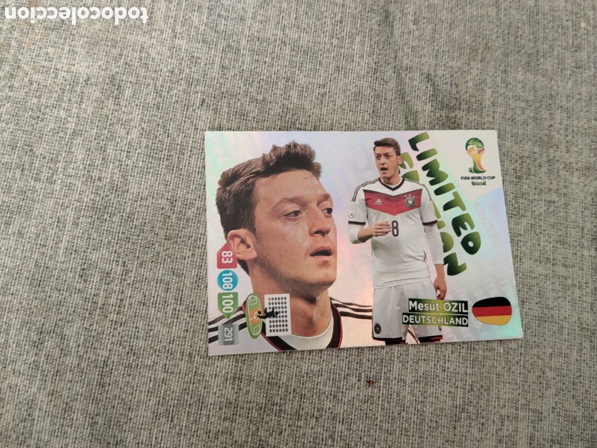 Cromos de Futebol: ADRENALYN WC BRASIL 2014 EDICION LIMITADA / LIMITED EDITION OZIL - ALEMANIA