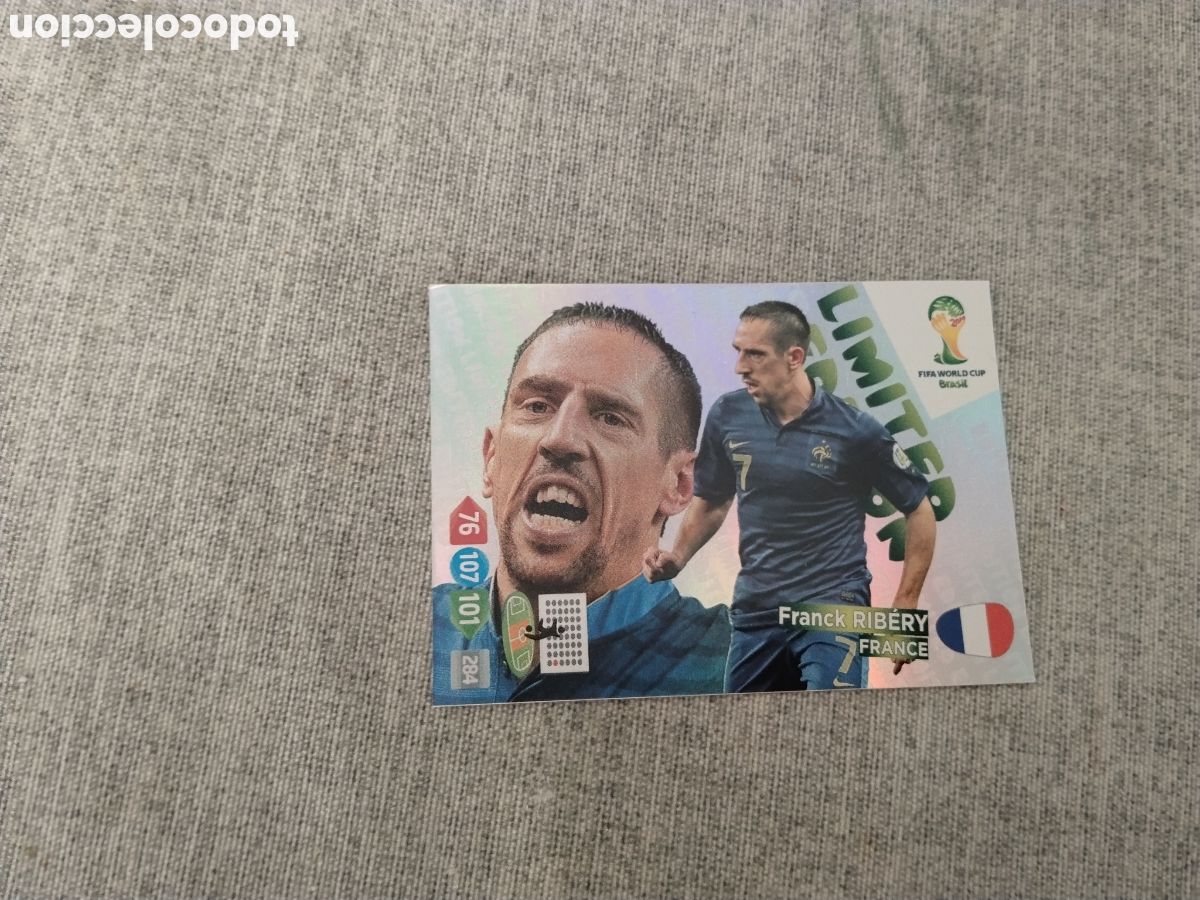 Cromos de Futebol: ADRENALYN WC BRASIL 2014 EDICION LIMITADA / LIMITED EDITION RIBERY - FRANCIA
