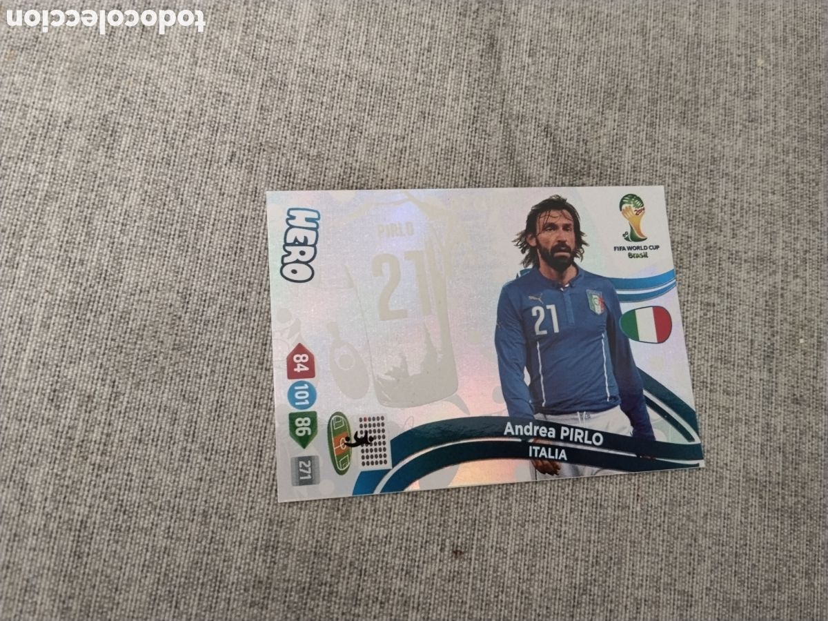 Cromos de Futebol: ADRENALYN WC BRASIL 2014 HERO ANDREA PIRLO - ITALIA