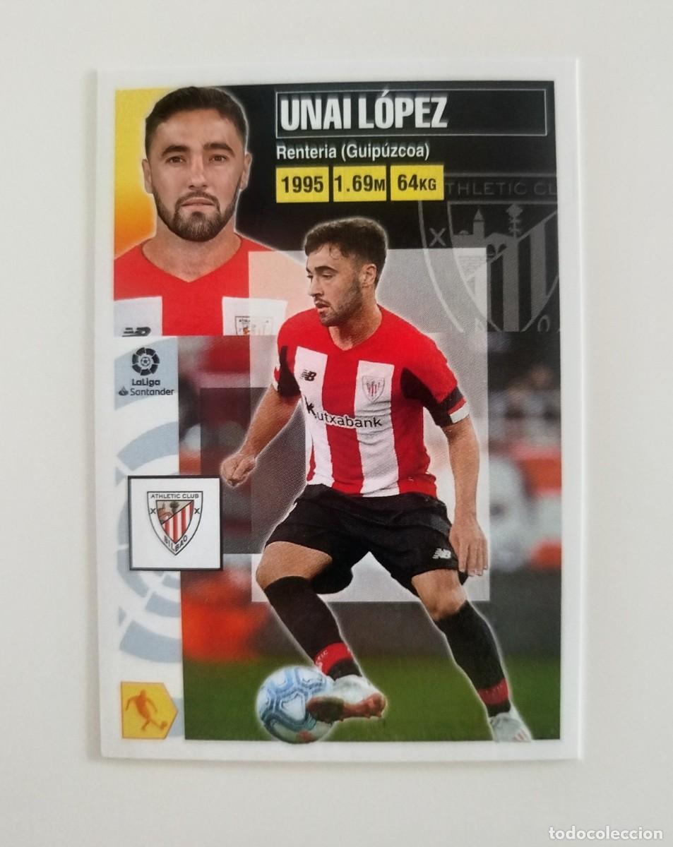 Figurine di Calcio: Unai L&oacute;pez 12 SIN PEGAR NUNCA PEGADO Athletic Club Bilbao Liga Ediciones Este 20 21 / 2020 2021