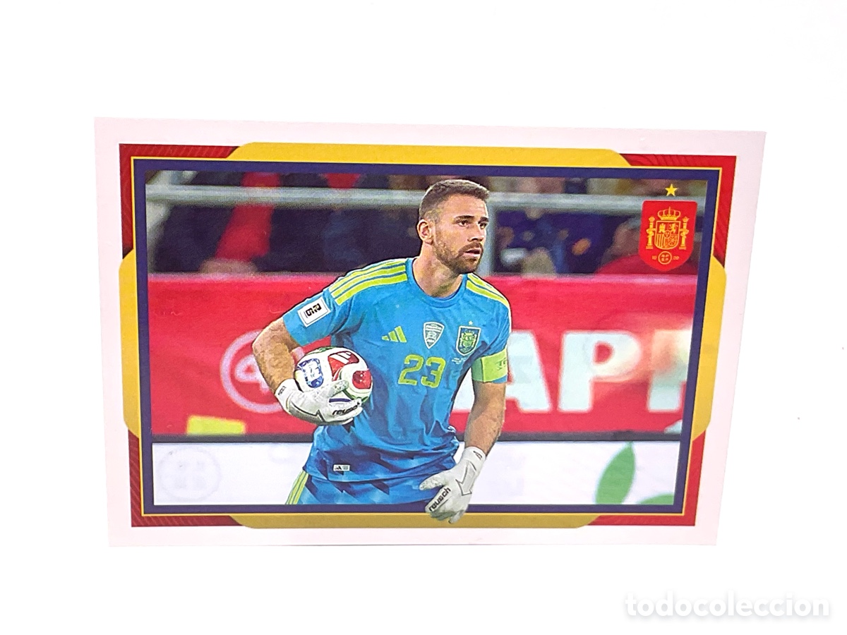 Cromos de f&uacute;tbol: N&ordm; 6 . FOTO UNAI SIMON . COLECCI&Oacute;N CARREFOUR MUNDIAL 2026. PANINI.