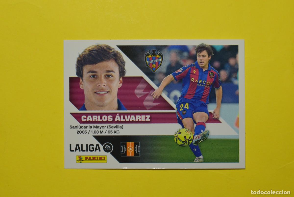 Cromos de f&uacute;tbol: Cromo Liga 2026 2027. 26 27. Carlos &Aacute;lvarez. Levante. N. &ordm; 15. ESTE. Panini