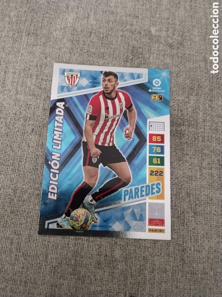 Cromos de f&uacute;tbol: ADRENALYN 2022 - 23 EDICION LIMITADA PAREDES - ATH. BILBAO