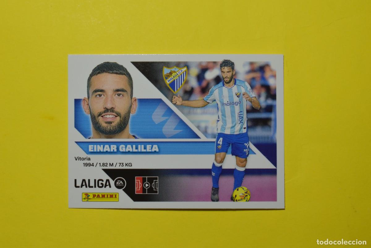 Cromos de f&uacute;tbol: Cromo Liga 2026 2027. 26 27. Einar Galilea. M&aacute;laga. N. &ordm; 8. ESTE. Panini
