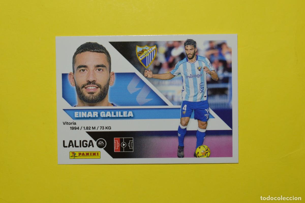 Cromos de f&uacute;tbol: Cromo Liga 2026 2027. 26 27. Einar Galilea. M&aacute;laga. N. &ordm; 8. ESTE. Panini