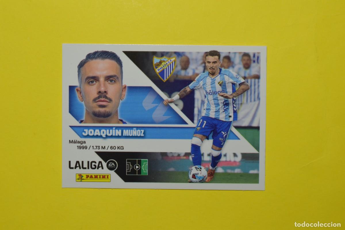 Cromos de f&uacute;tbol: Cromo Liga 2026 2027. 26 27. Joaqu&iacute;n. M&aacute;laga. N. &ordm; 19. ESTE. Panini