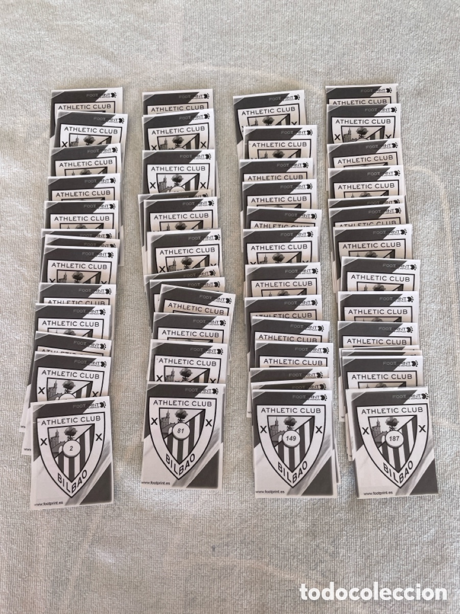 Cromos de Futebol: ATHLETIC CLUB BILBAO Lote de 54 cromos sin repetir
