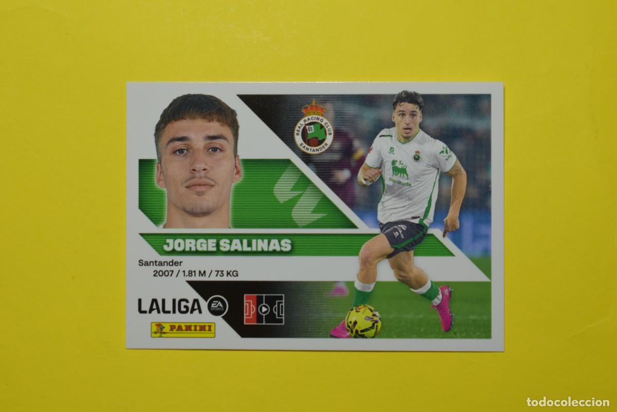 Cromos de Futebol: Cromo Liga 2026 2027. 26 27. Jorge Salinas. Racing de Santander. N. &ordm; 10. ESTE. Panini