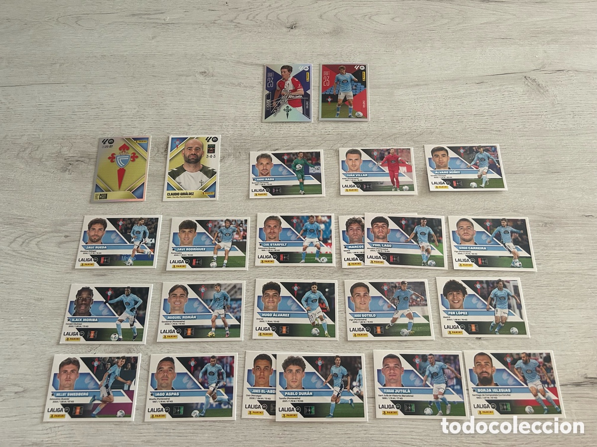 Cromos de f&uacute;tbol: Equipo Completo Celta Liga Este 2026/27 26-27 Panini