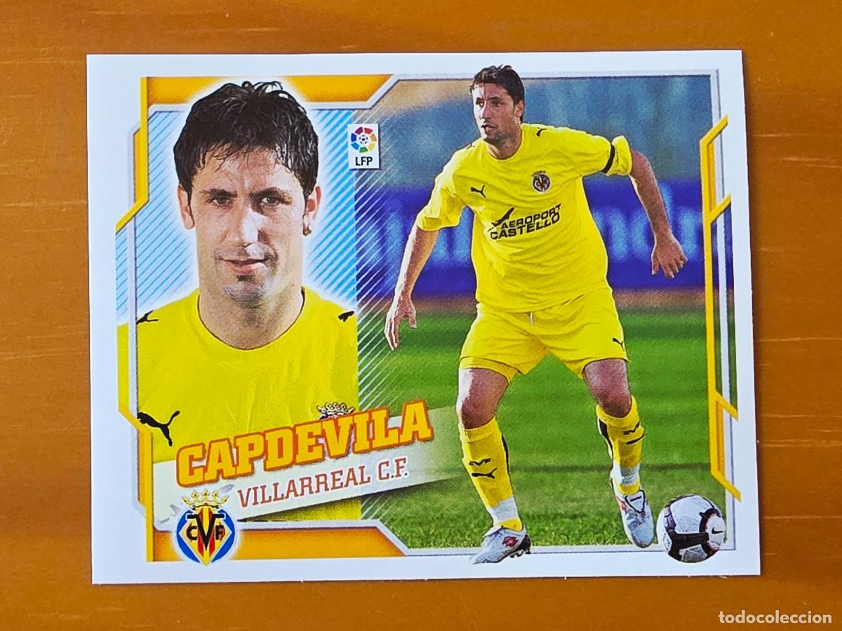 Cromos de f&uacute;tbol: 7 Joan Capdevila, Villarreal CF, Panini Ediciones Liga Este 2010 2011 10 11 sin pegar