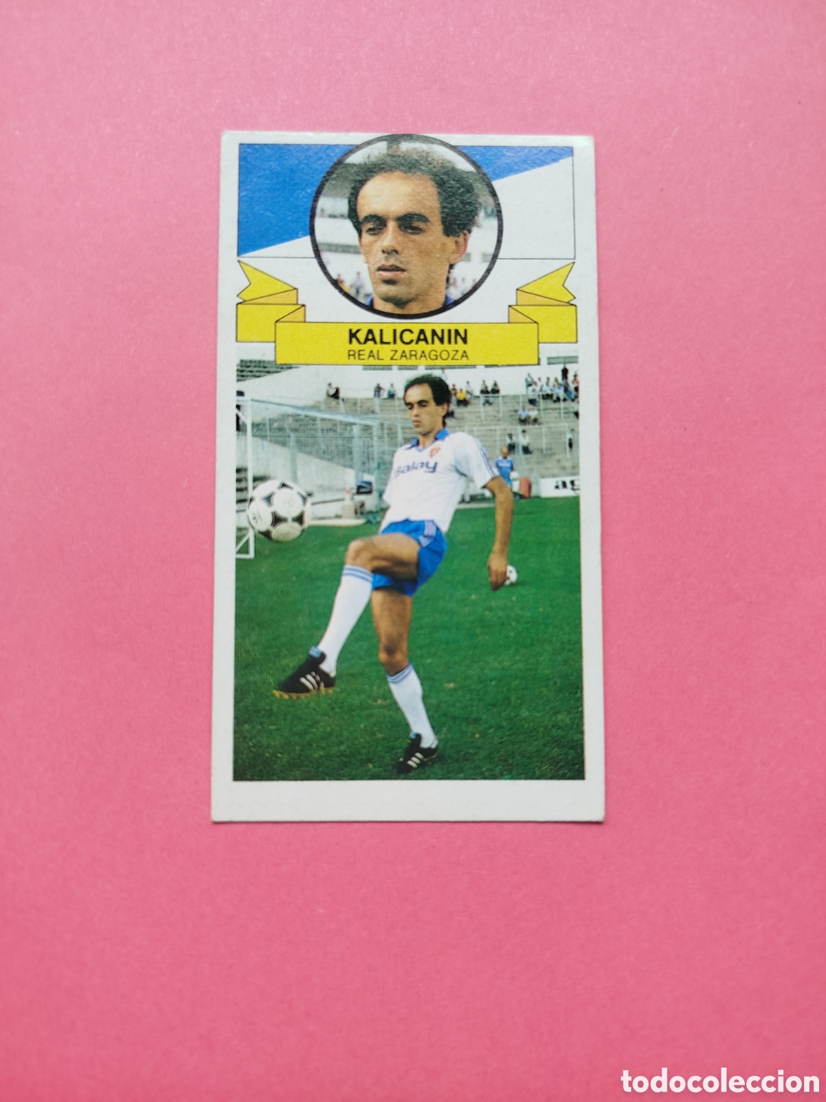 Cromos de f&uacute;tbol: KALICANIN FICHAJE 7 BIS LIGA ESTE 85-86 DESPEGADO