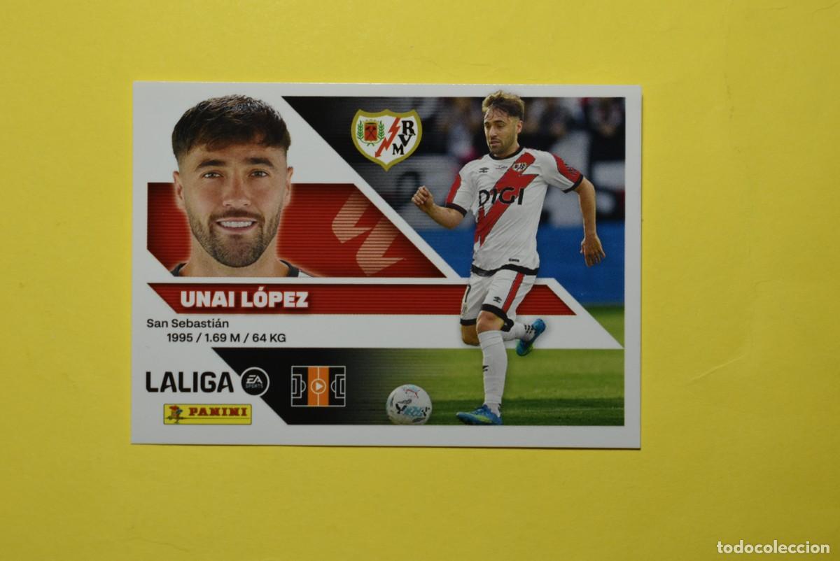 Cromos de f&uacute;tbol: Cromo Liga 2026 2027. 26 27. Unai L&oacute;pez. Rayo Vallecano. N. &ordm; 14. ESTE. Panini