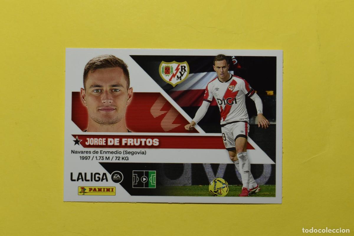 Cromos de f&uacute;tbol: Cromo Liga 2026 2027. 26 27. De Frutos. Rayo Vallecano. N. &ordm; 16. ESTE. Panini