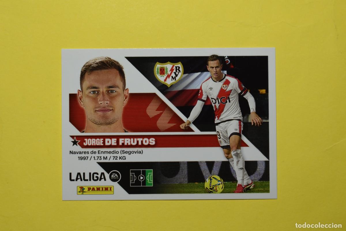 Cromos de f&uacute;tbol: Cromo Liga 2026 2027. 26 27. De Frutos. Rayo Vallecano. N. &ordm; 16. ESTE. Panini