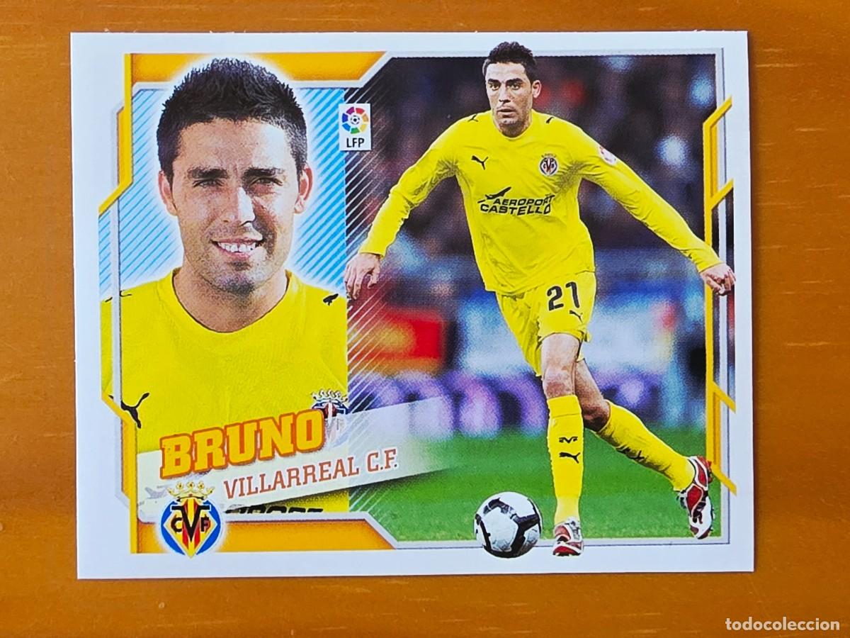 Cromos de f&uacute;tbol: 10 Bruno, Villarreal CF, Panini Ediciones Liga Este 2010 2011 10 11 sin pegar