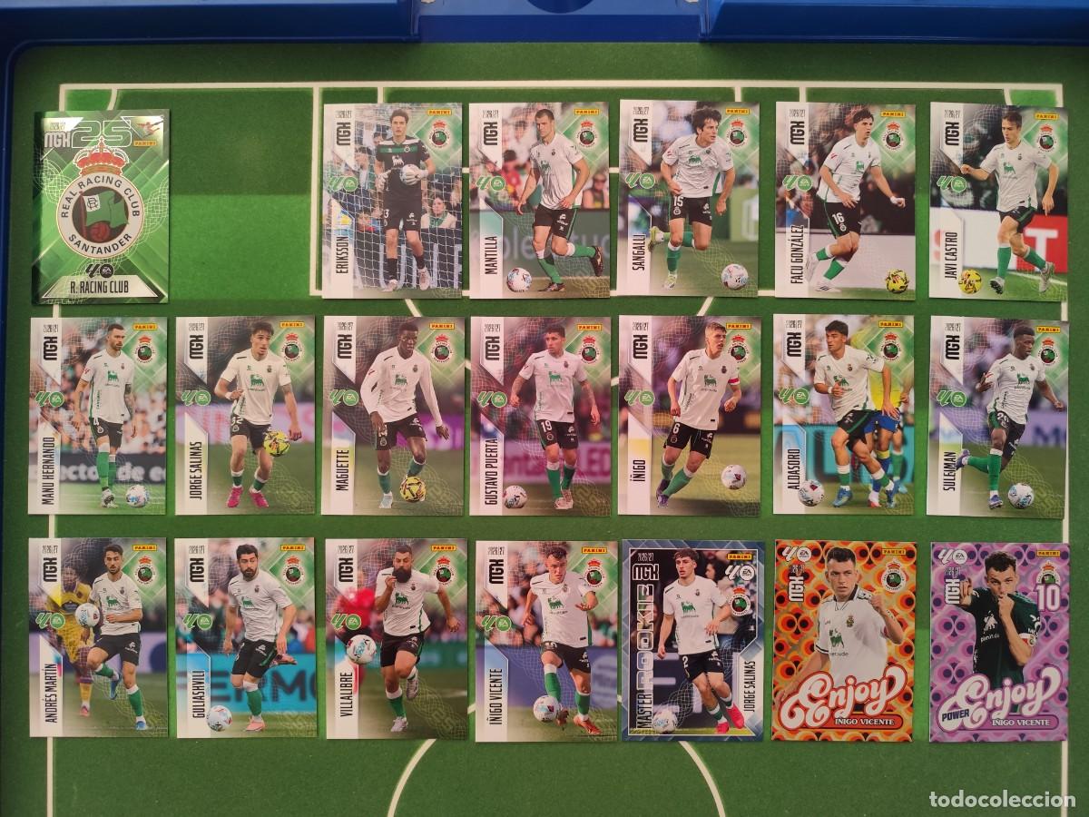 Cromos de f&uacute;tbol: 1&ordf; Edici&oacute;n Racing de Santander (Enjoy Power, Master Rookie) Megacracks 2026/27 26/27