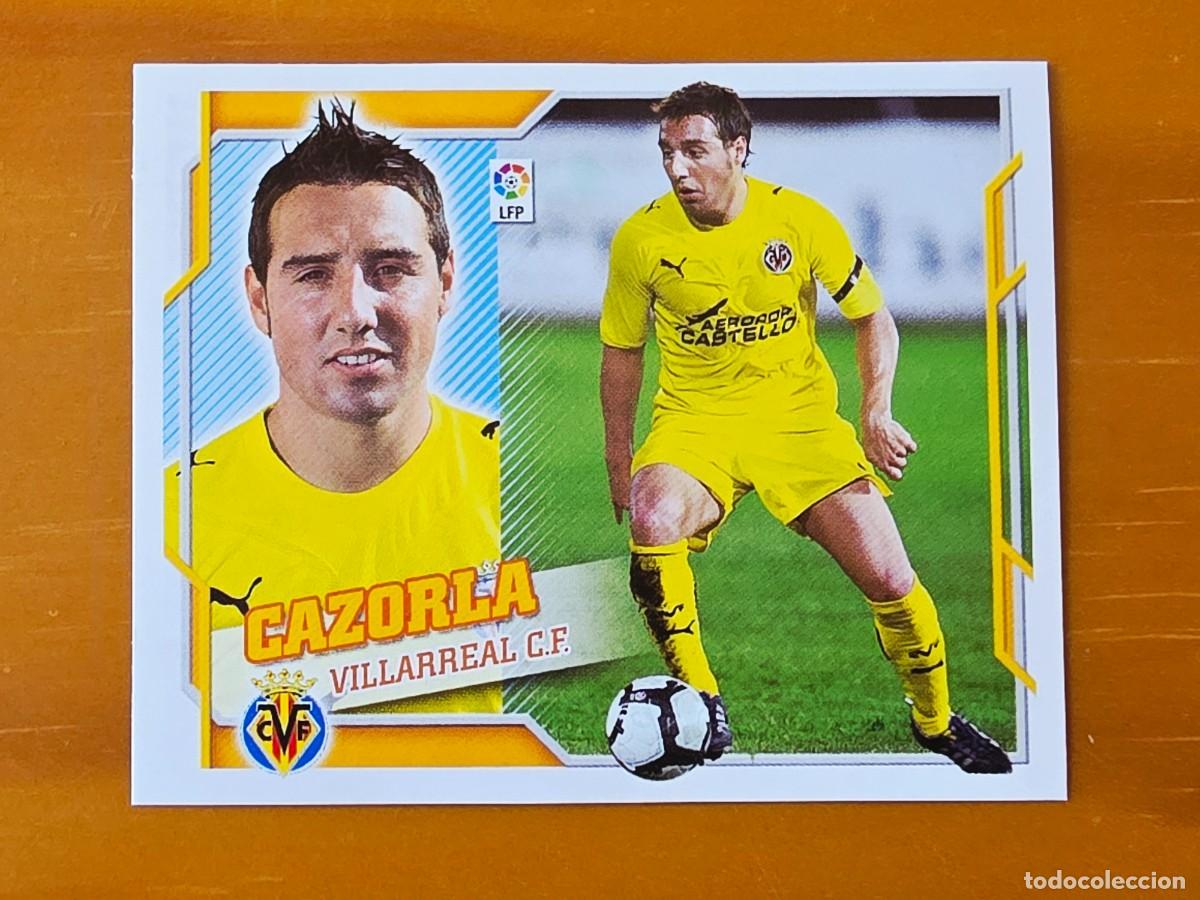 Cromos de f&uacute;tbol: 12 Santi Cazorla, Villarreal CF, Panini Ediciones Liga Este 2010 2011 10 11 sin pegar