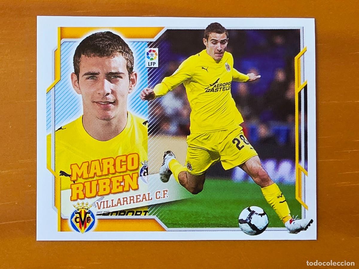 Cromos de f&uacute;tbol: 14 Marco Ruben, Villarreal CF, Panini Ediciones Liga Este 2010 2011 10 11 sin pegar