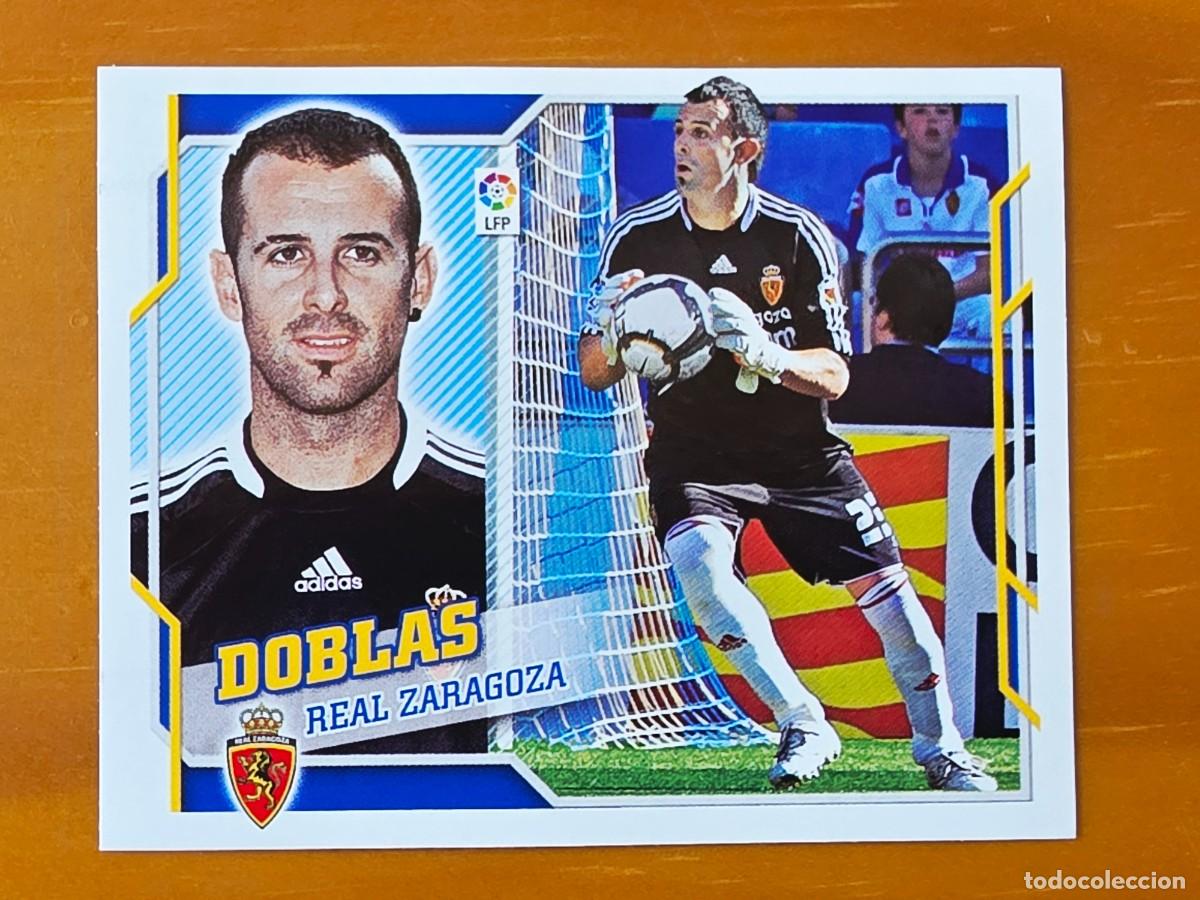 Cromos de f&uacute;tbol: 1 Toni Doblas, Real Zaragoza, Panini Ediciones Liga Este 2010 2011 10 11 sin pegar
