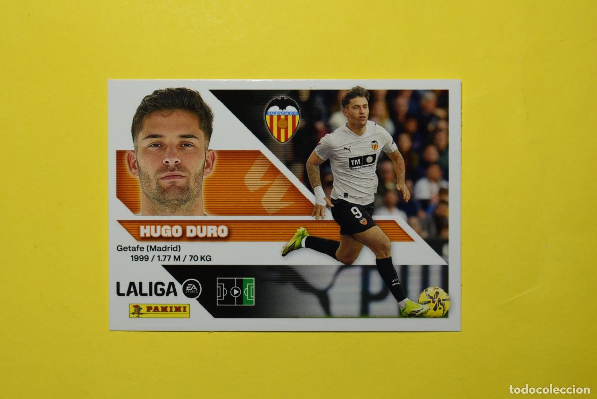 Cromos de f&uacute;tbol: Cromo Liga 2026 2027. 26 27. Hugo Duro. Valencia. N. &ordm; 17. ESTE. Panini