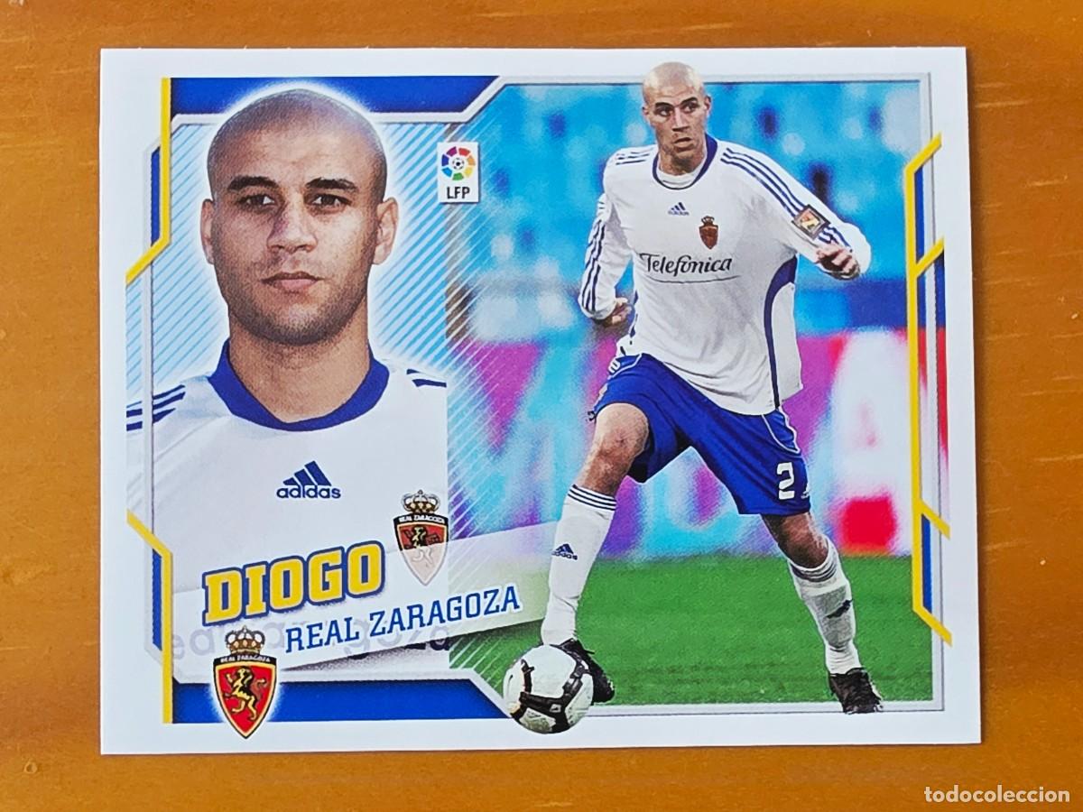 Cromos de f&uacute;tbol: 3 A Carlos Diogo, Real Zaragoza, Panini Ediciones Liga Este 2010 2011 10 11 sin pegar