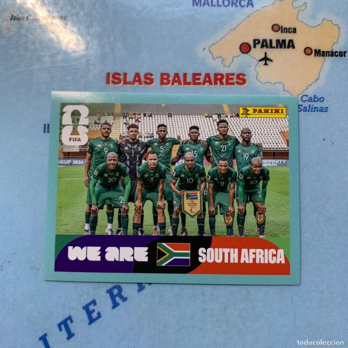 Cromos de f&uacute;tbol: Sud&aacute;frica numero 13 cromo panini Mundial Fifa World Cup 2026