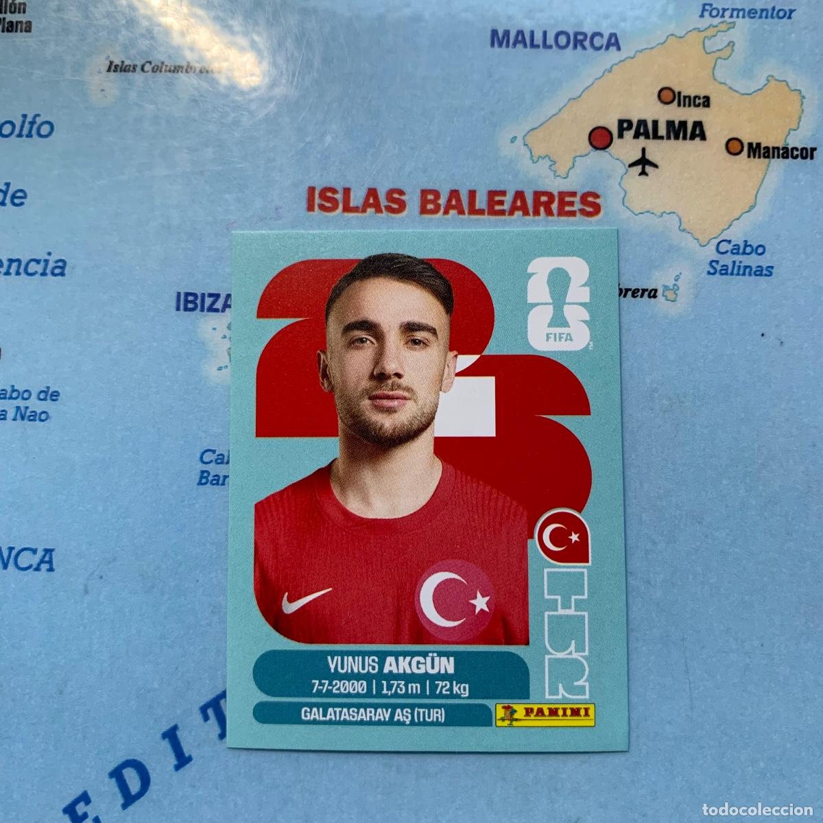 Cromos de Futebol: Turqu&iacute;a n&uacute;mero 16 cromo panini Mundial Fifa World Cup 2026