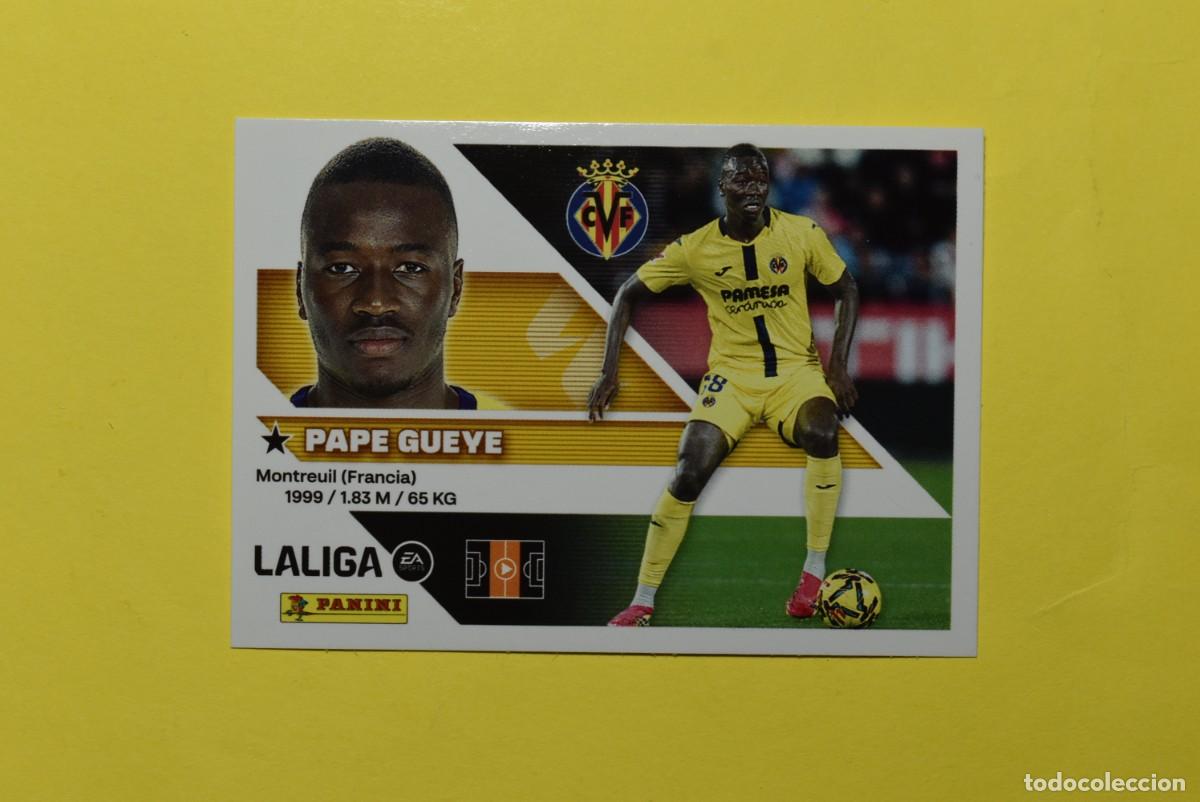 Football Stickers: Cromo Liga 2026 2027. 26 27. Pape Gueye. Villarreal. N. &ordm; 11. ESTE. Panini