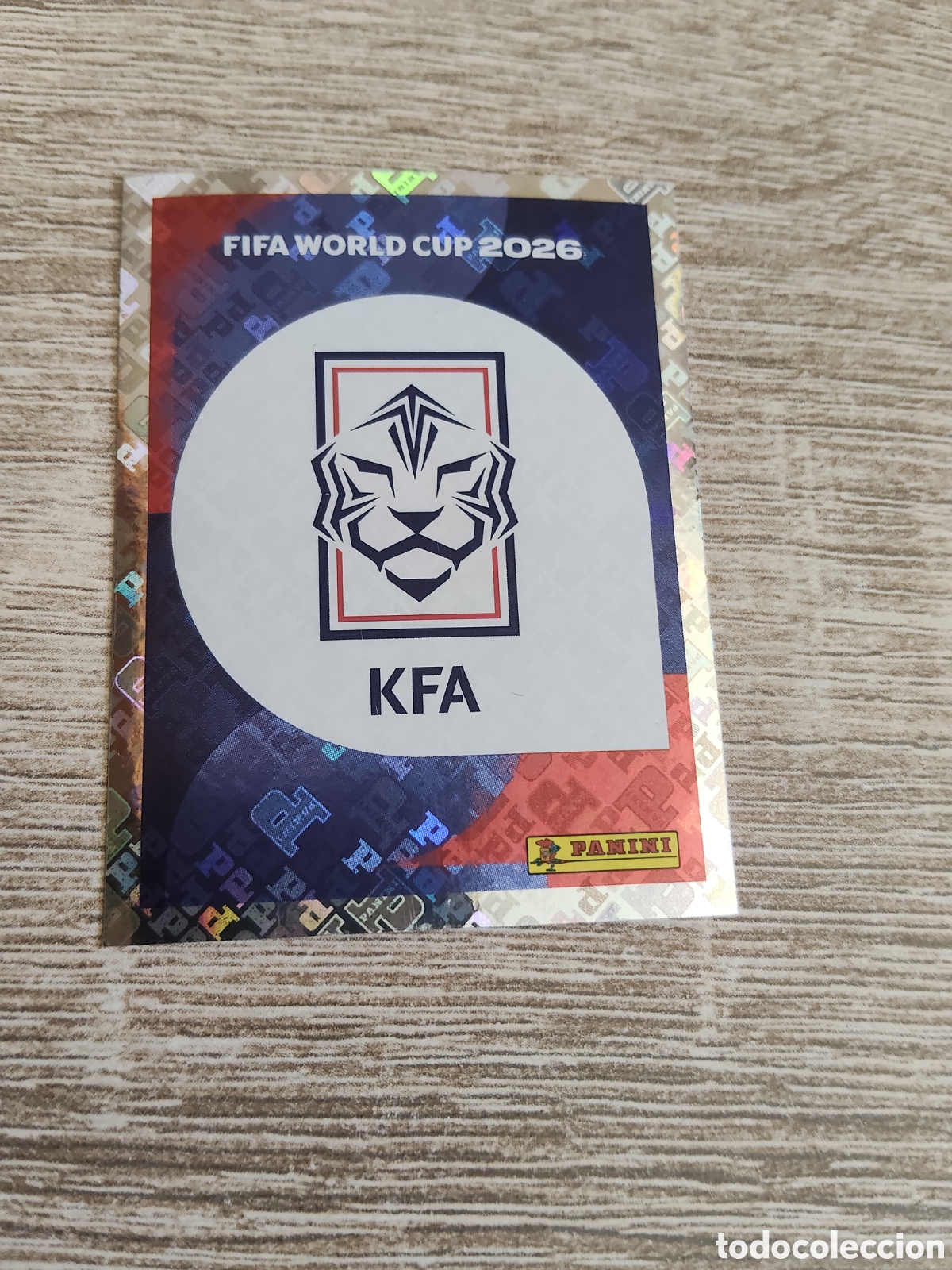 Football Stickers: Panini mundial 2026 KOR 1 escudo Corea del Sur