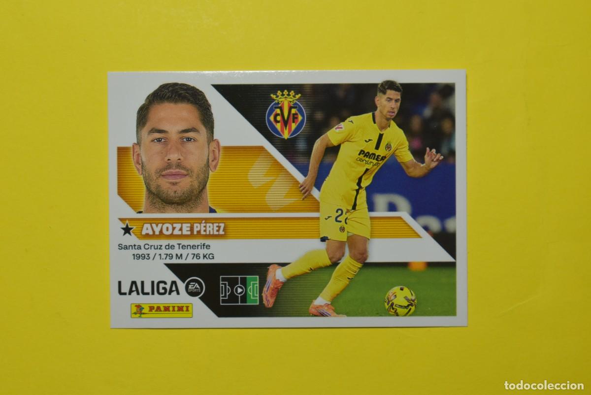 Cromos de f&uacute;tbol: Cromo Liga 2026 2027. 26 27. Ayoze. Villarreal. N. &ordm; 17. ESTE. Panini