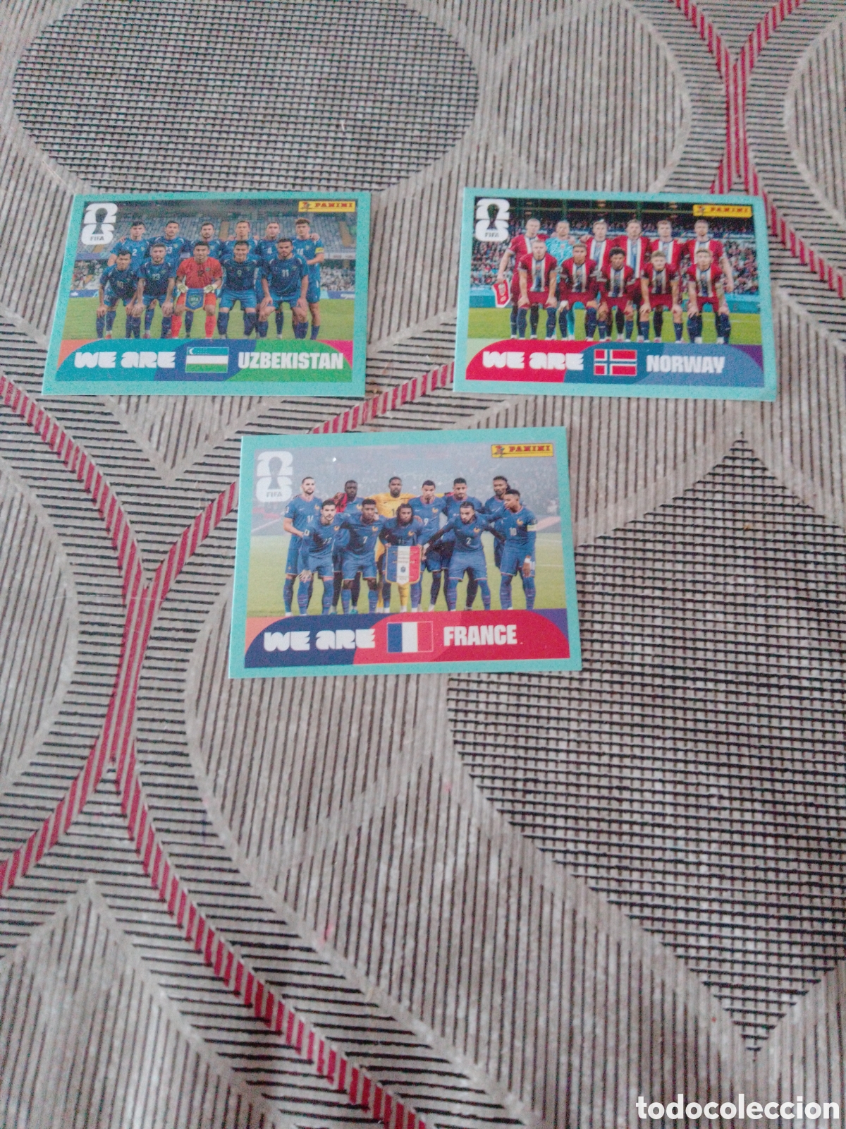 Cromos de f&uacute;tbol: LOTE GANGA 3 cromos selecciones mundial 2026 panini sin pegar