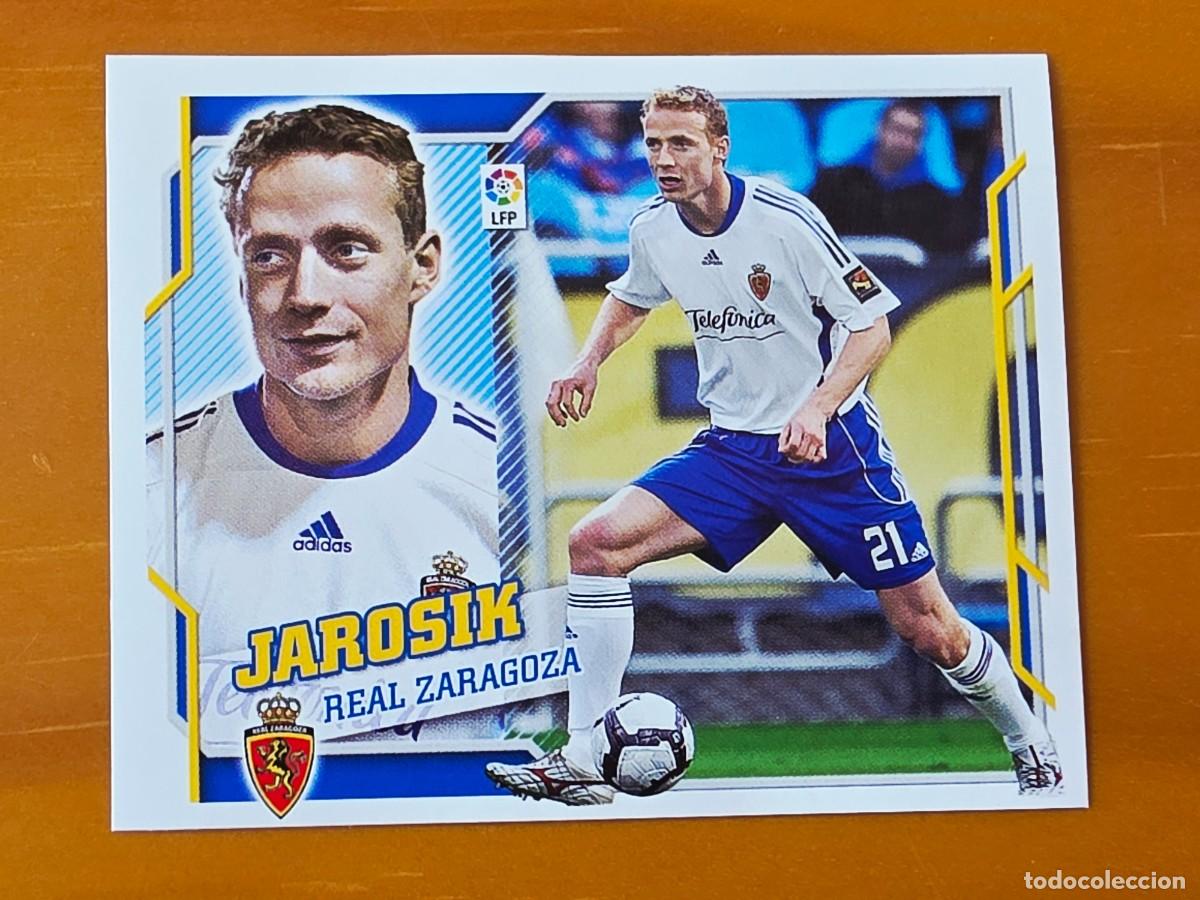 Football Stickers: 4 Jarosik, Real Zaragoza, Panini Ediciones Liga Este 2010 2011 10 11 sin pegar